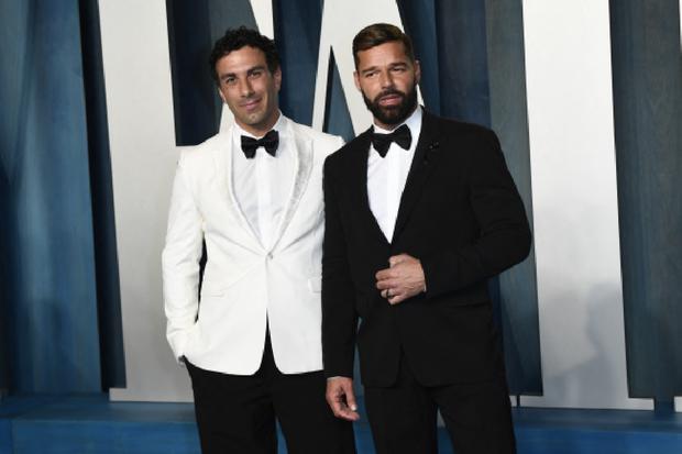 Ricky Martin y Jwan Yosef solían asistir juntos a galas y presentaciones (Foto: Patrik T. Fallon / AFP)