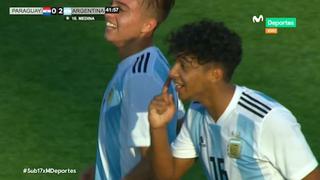 Acarician el Mundial: Medina marcó de penal el 2-0 y Argentina a un paso de la copa en Brasil 2019 [VIDEO]