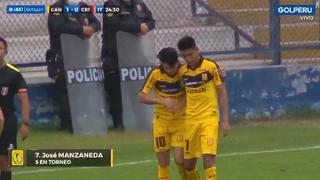 Abrió el marcador: Manzaneda y el 1-0 en el Cantolao vs. Sporting Cristal
