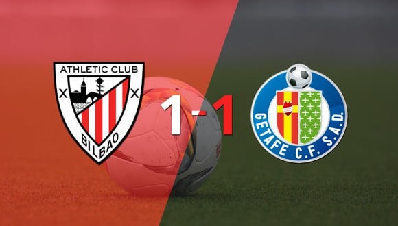 Reparto de puntos en el empate a uno entre Athletic Bilbao y Getafe