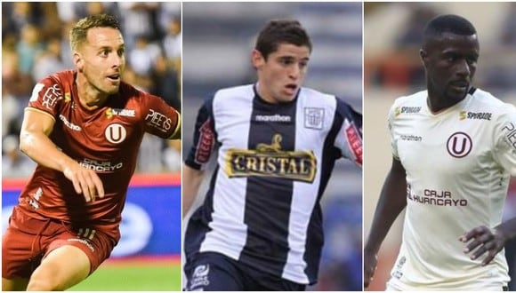 Los jugadores de Alianza Lima y Universitario que jugaron por el 'compadre'. (Foto: GEC)