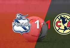 Reparto de puntos en el empate a uno entre Puebla y Club América