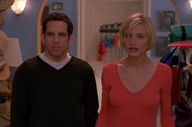Mary in a dress and Ted in a black sweater at the protagonist's house (Photo: 20th Century Studios)
