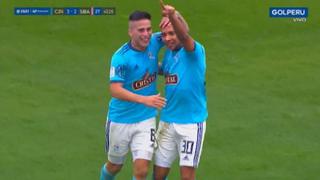 Cristian Palacios marcó el gol de la victoria para Sporting Cristal en los minutos finales