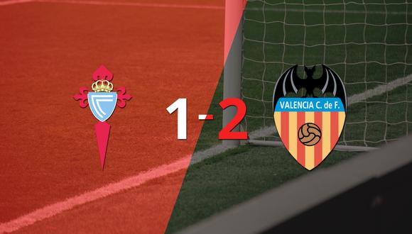 Valencia ganó por 2-1 en su visita a Celta