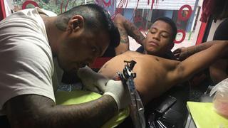 Andy Polo y el mensaje que se tatuó en la piel [FOTOS y VIDEO]