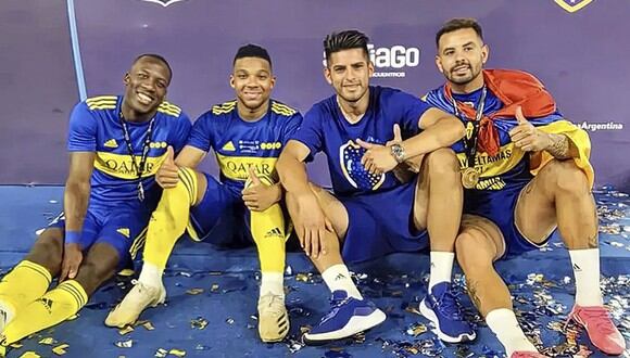 Advíncula y Zambrano ganaron la Copa Argentina (Foto: Instagram)
