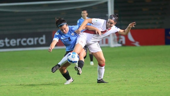 Perú vs. Uruguay jugaron este lunes por la Copa América Femenina 2022 (Foto: @SeleccionPeru).