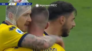 Le abren la cabeza, está lleno de sangre y marca así un gol en la Serie A [VIDEO]