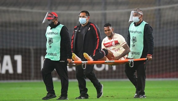 Quintero salió lesionado en el clásico entre Universitario y Alianza Lima. (Foto: Liga 1)