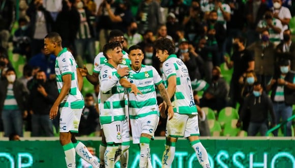 Guerreros en casa: Santos Laguna derrotó 4-0 a Tijuana en el Estadio Corona. (Santos Laguna)