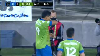 Con Marcos López de rival: Ruidíaz anotó doblete en el San Jose Earthquakes vs. Seattle Sounders por la MLS [VIDEO]