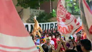 Dueños de la fiesta: así se vivió el banderazo de la hinchada peruana en Sao Paulo [VIDEO]