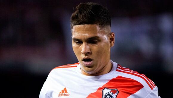 Juan Fernando Quintero será bajar en River Plate las próximas semanas por lesión. (Foto: Getty Images)