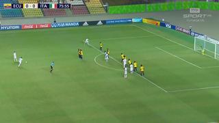 ¡Golazo de Italia! El espectacular tiro libre de Oristano que les da la victoria ante Ecuador por Mundial Sub 17