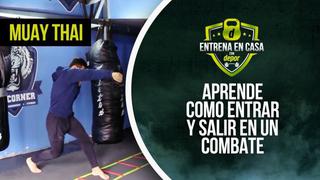 Ejercicios de Muay thai en casa: pasos para entrar y salir en un combate 