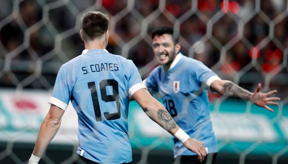Uruguay venció 2-1 a Corea del Sur en el segundo amistoso de Broli como DT. (Foto: EFE)
