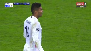 Rescatan el punto en el final: Benzema y Casemiro definieron el empate (2-2) del Real Madrid vs. Mönchengladbach 