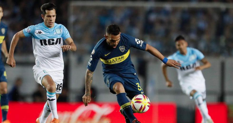 ¡Final electrizante! Boca Juniors empató 2-2 contra Racing por la Superliga Argentina en Avellaneda. (Foto: Getty Images)