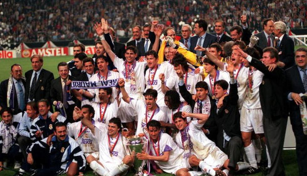 Real Madrid campeón de la Champions League 1997/98 (Getty)