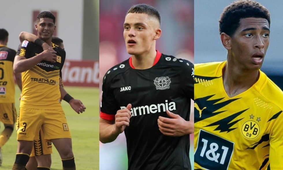 Arón Sánchez (Cantolao), Florian Wirtz (Bayer Leverkusen) y Jude Bellingham (Borussia Dortmund) forman parte de este ranking. (Foto: Agencias)