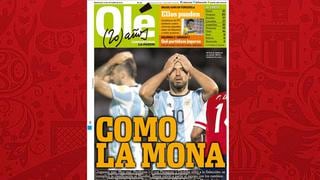 Crisis argentina y derrota peruana: esto dicen las portadas sobre la fecha de Eliminatorias 2018