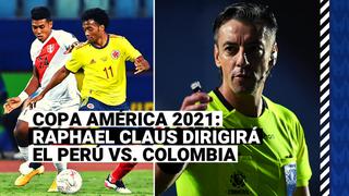 Perú vs. Colombia: Raphael Claus será el árbitro del partido por el tercer lugar de la Copa América 2021