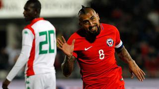 Chile goleó 3-0 a Burkina Faso con doblete de Arturo Vidal en amistoso en Santiago