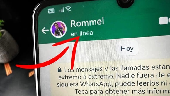 ¿Quieres saber si alguien está conectado o no en WhatsApp sin abrir la app? Usa este truco. (Foto: Depor - Rommel Yupanqui)