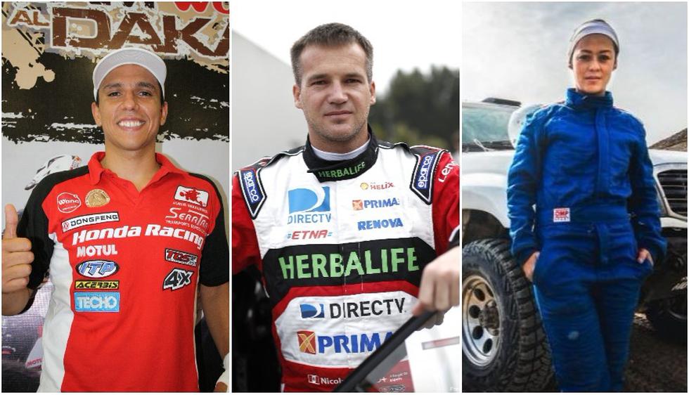 Los pilotos peruanos que participan en el Dakar 2018.
 (Difusión)