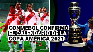 Selección Peruana: CONMEBOL confirmó fixture completo para la Copa América 2021
