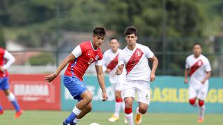 Selección Peruana Sub 20 cayó 2-1 ante su similar de Chile en partido amistoso