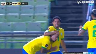 Llegó el empate: gol de Marquinhos para el 1-1 del Venezuela vs. Brasil por las Eliminatorias [VIDEO]