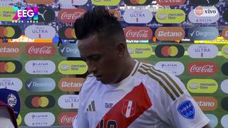 Cueva tras derrota de Perú: “Esto acaba hasta la última fecha de grupo y ahora vamos a recuperar”