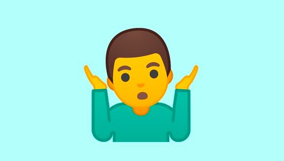 WHATSAPP | Si eres de los que usa este emoji de la persona que encoge los hombros en WhatsApp, conoce qué significa ahora mismo. (Foto: Emojipedia)