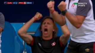 Grítalo, 'Tigre': la reacción de Ricardo Gareca tras el gol de Paolo Guerrero [VIDEO]