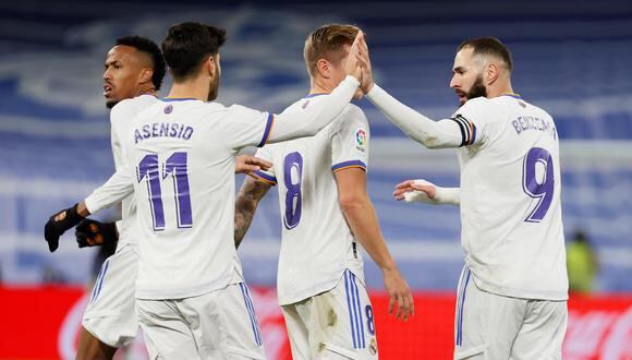 Real Madrid venció 2-1 al Sevilla en el Bernabéu por la fecha 15 de LaLiga Santander. (Foto: EFE)