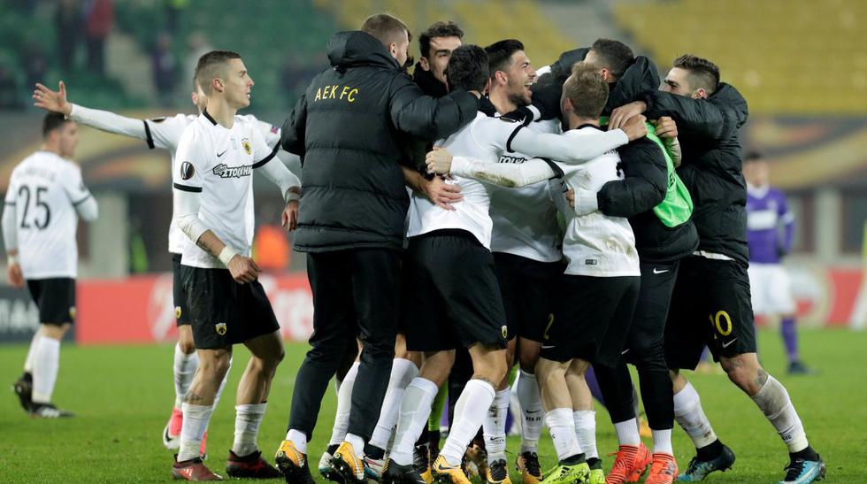 Los 32 clasificados a los dieciseisavos de final de la Europa League.