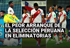 La selección peruana sufre el peor arranque en las Eliminatorias con formato “todos contra todos”