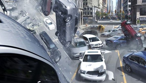 La lluvia de autos en "The Fate of the Furious" fue real (Foto: Universal Pictures)