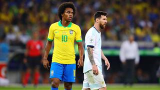 La tiene clara: Willian le respondió a Messi por sus quejas al VAR en el Argentina vs. Brasil