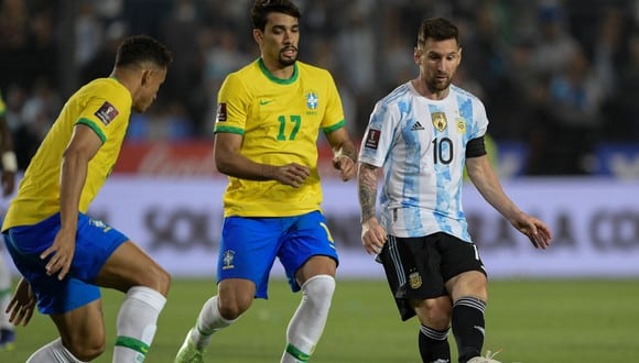 Argentina y Brasil empataron 0-0 por la jornada 14 de las Eliminatorias Qatar 2022 | Foto: AFP