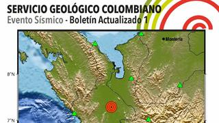 Temblor en Colombia: ¿de cuánto y dónde fue el último sismo?
