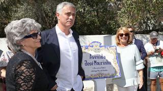 Una más en su lista: José Mourinho inauguró una avenida con su nombre en Portugal