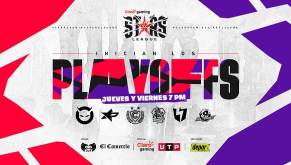 Claro Gaming Stars League: partidos de la ronda dos de los playoffs del Clausura. (Imagen: Difusión)