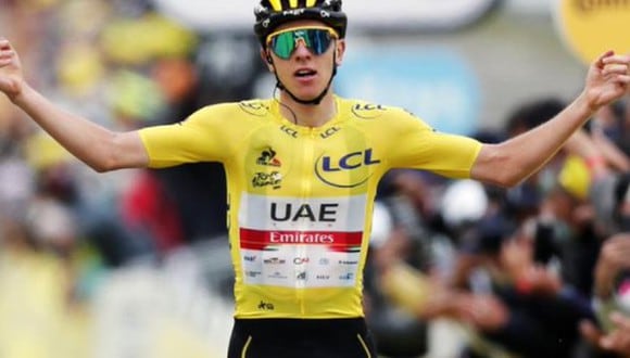Tadej Pogacar ganó la Etapa 18 del Tour de Francia 2021 entre Pau y Luz Ardiden- (Twitter)