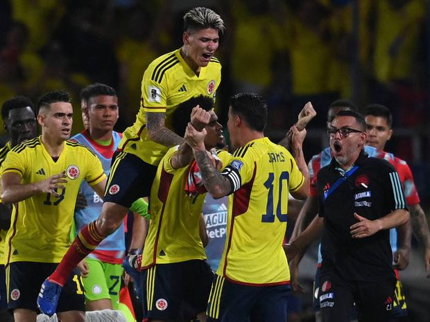 Colombia achieved an important victory against Brazil (Foto: AFP)