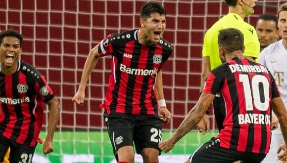 Exequiel Palacios se rompió un ligamento jugando por Bayer Leverkusen. (Foto: Twitter)