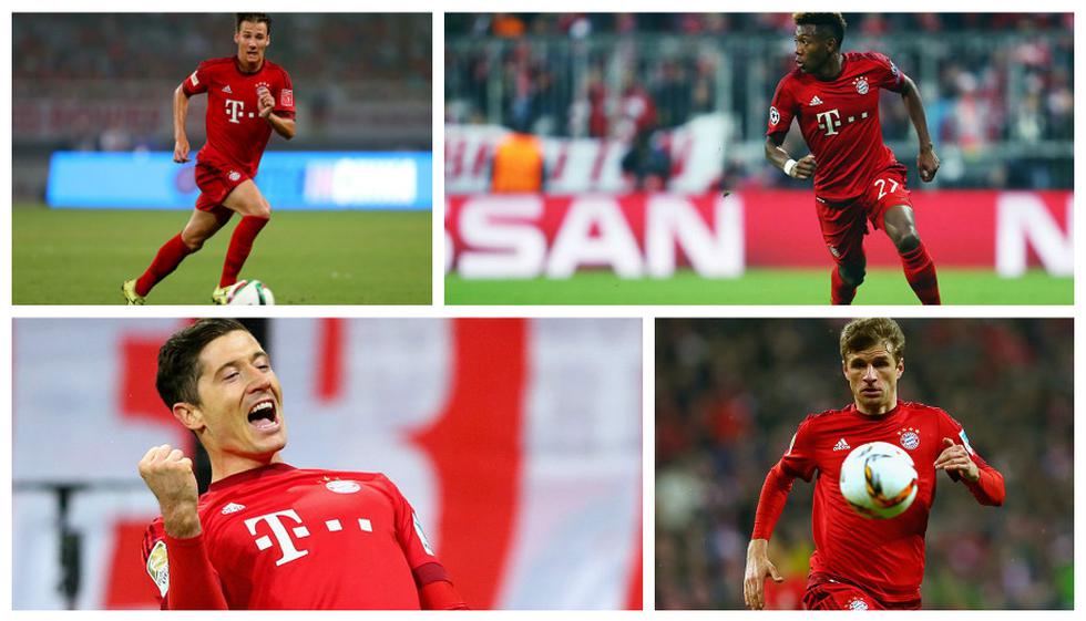 Este sería el equipo titular del Bayern Munich para el año 2020 (Getty).
