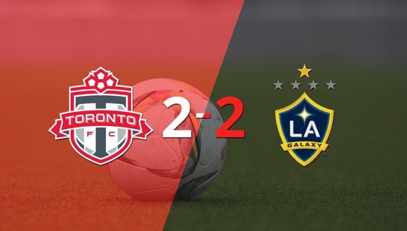 En un emocionante partido, Toronto FC y LA Galaxy empataron 2-2